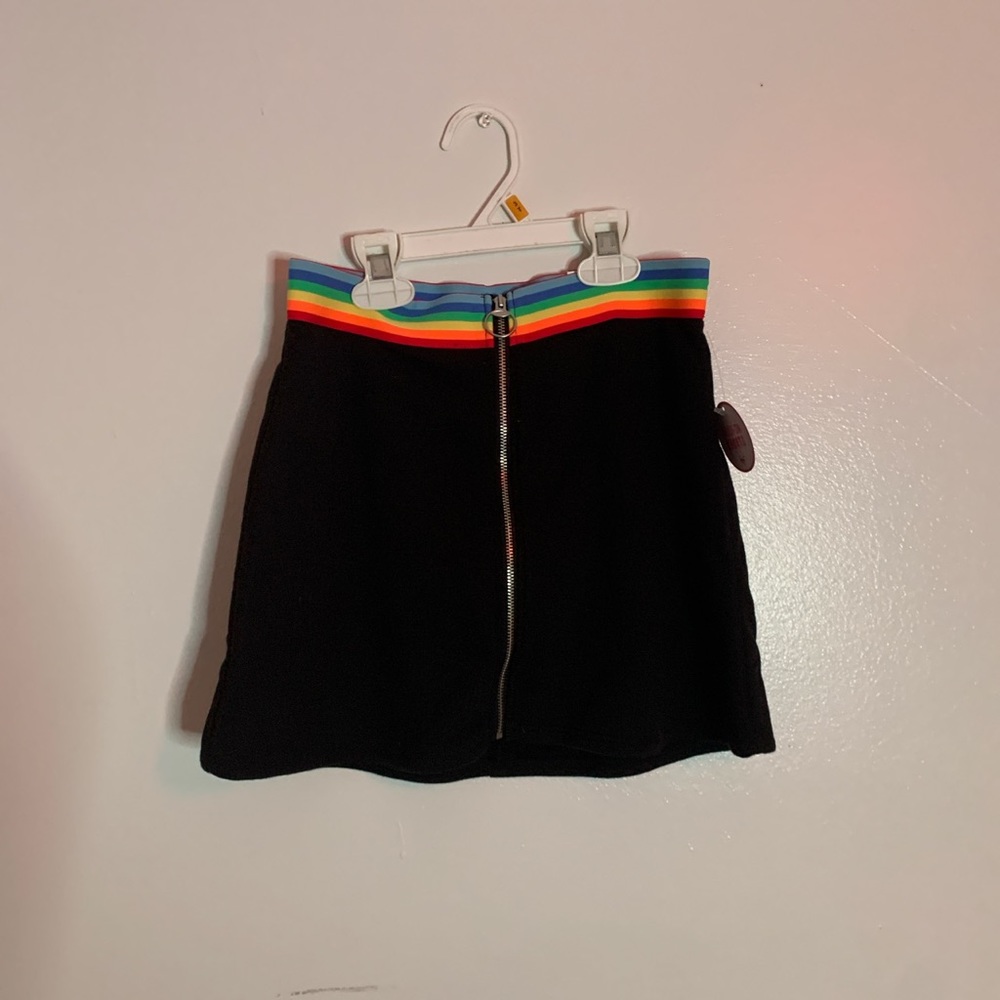 Rainbow and black skirt!🌈🖤